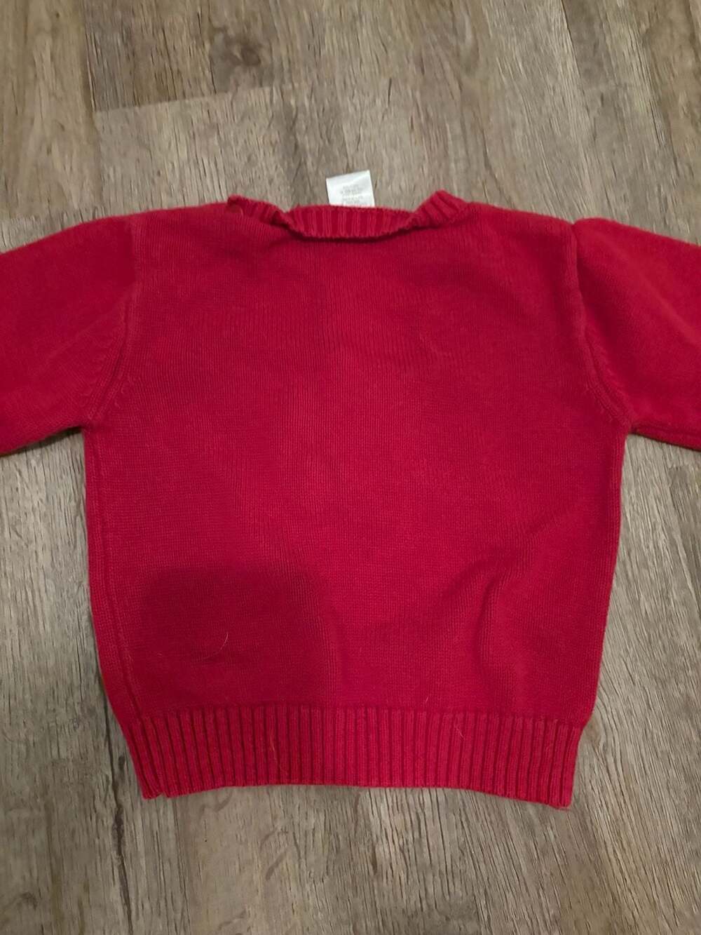 Gymboree Toddler Boys Red Snowman Knit Sweater 18-24 Months - Picture 5 of 5